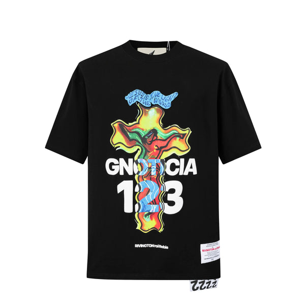 Camiseta 88628 Oversize Negra Para Hombre