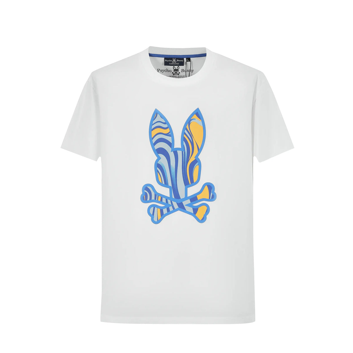 Camiseta 66611 Estampada Blanca Para Hombre