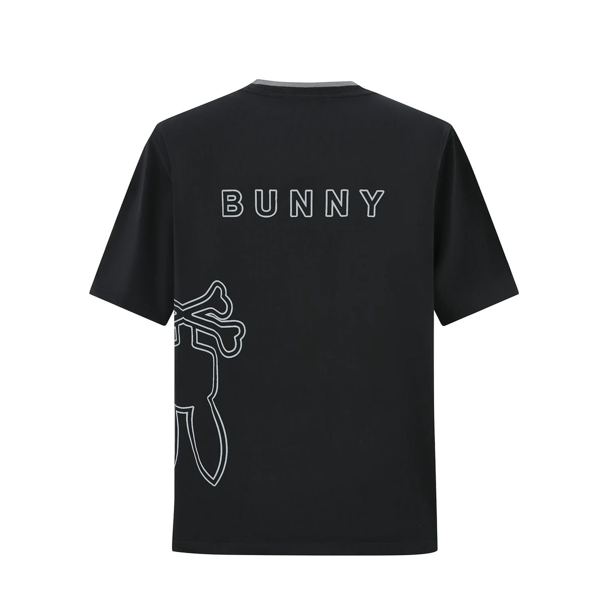 Camiseta 834002 Oversize Negro Para Hombre