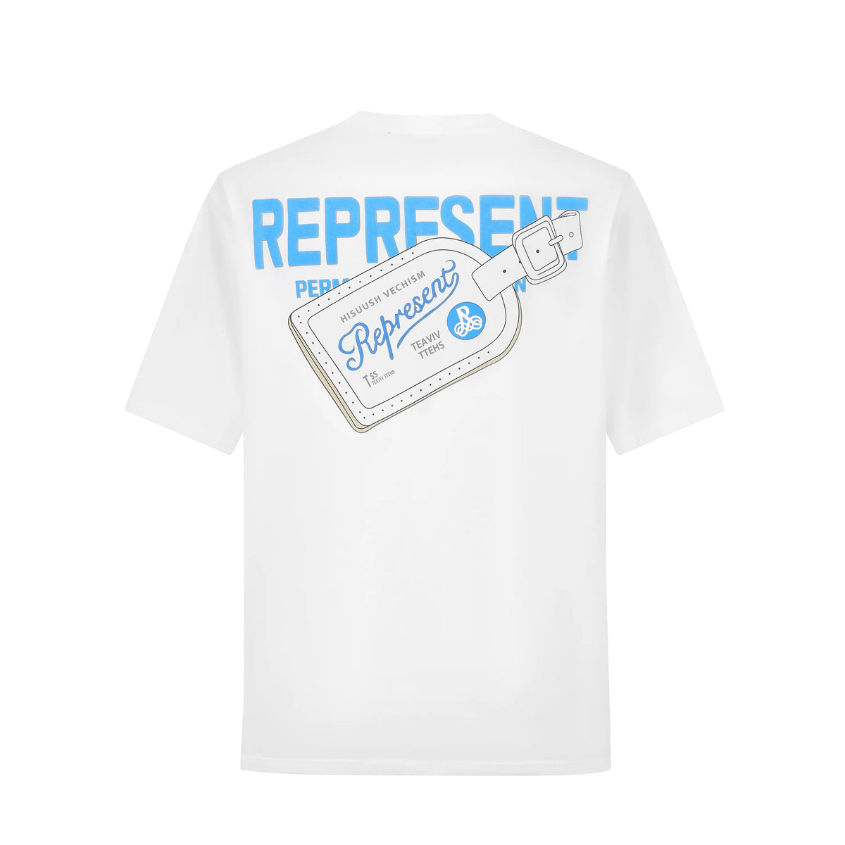 Camiseta 834025 Blanca Oversize Para Hombre