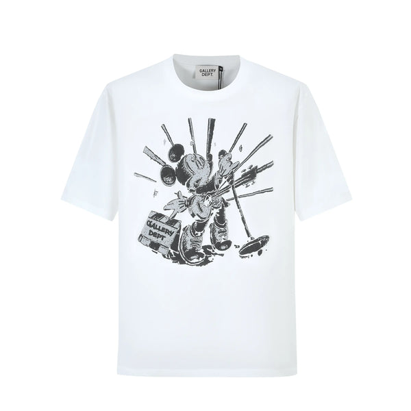 Camiseta 834010  Oversize Blanco Para Hombre