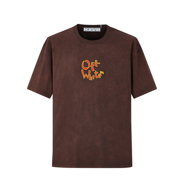 Camiseta 88760 Oversize Café Para Hombre