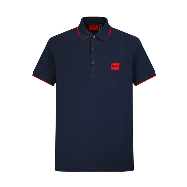 Camiseta 93006 Tipo Polo Azul Oscuro Para Hombre