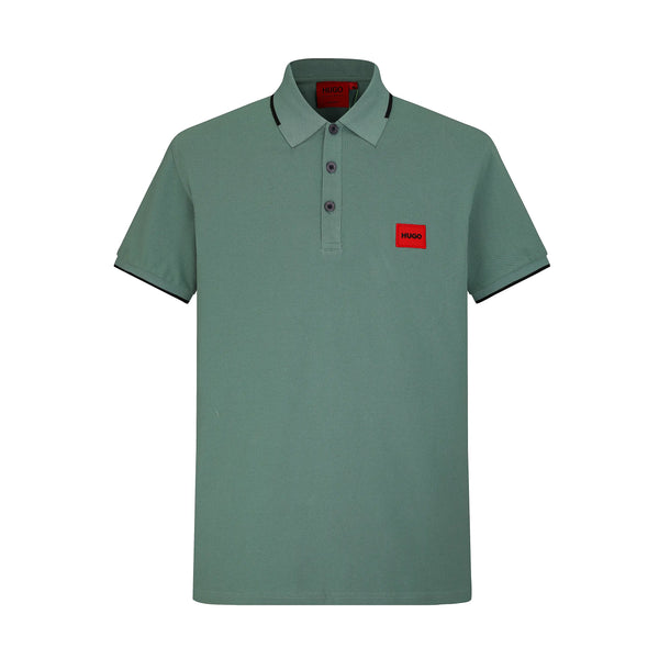 Camiseta 93006 Tipo Polo Verde Oscuro Para Hombre