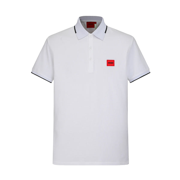 Camiseta 93006 Tipo Polo Blanca Para Hombre