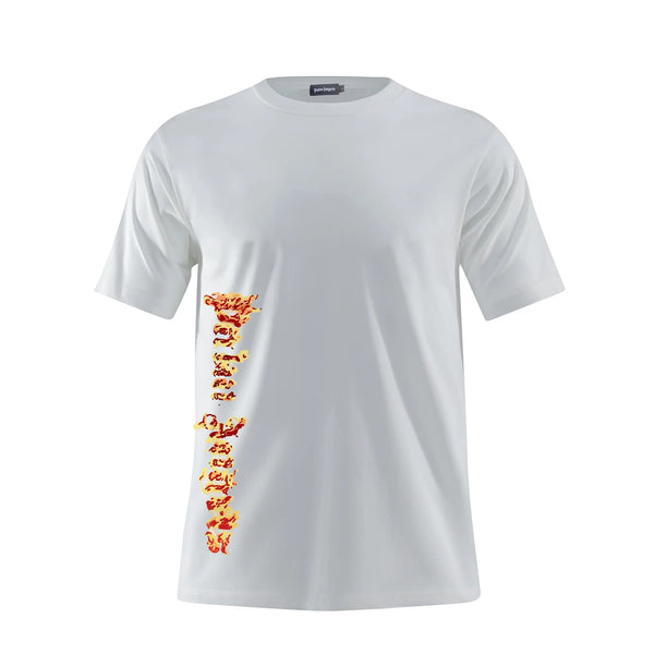 Camiseta estampada blanca para hombre - JDC Luxury Store