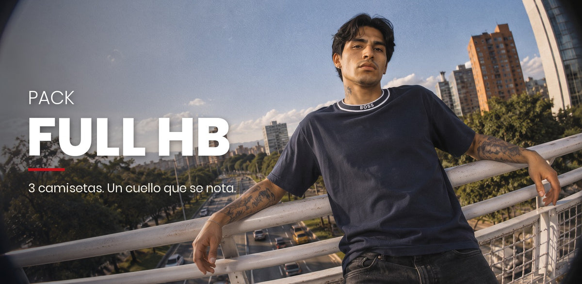 Pack Full HB: 3 camisetas, un cuello que se nota
