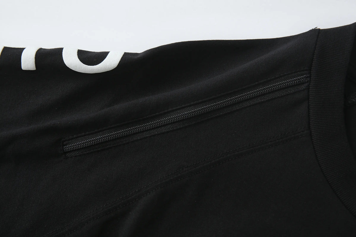 Camiseta 834001 Oversize Negro Para Hombre