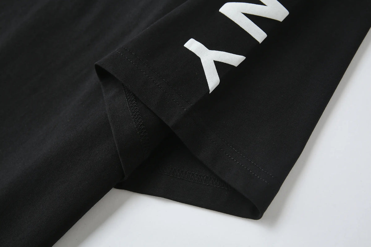 Camiseta 834001 Oversize Negro Para Hombre