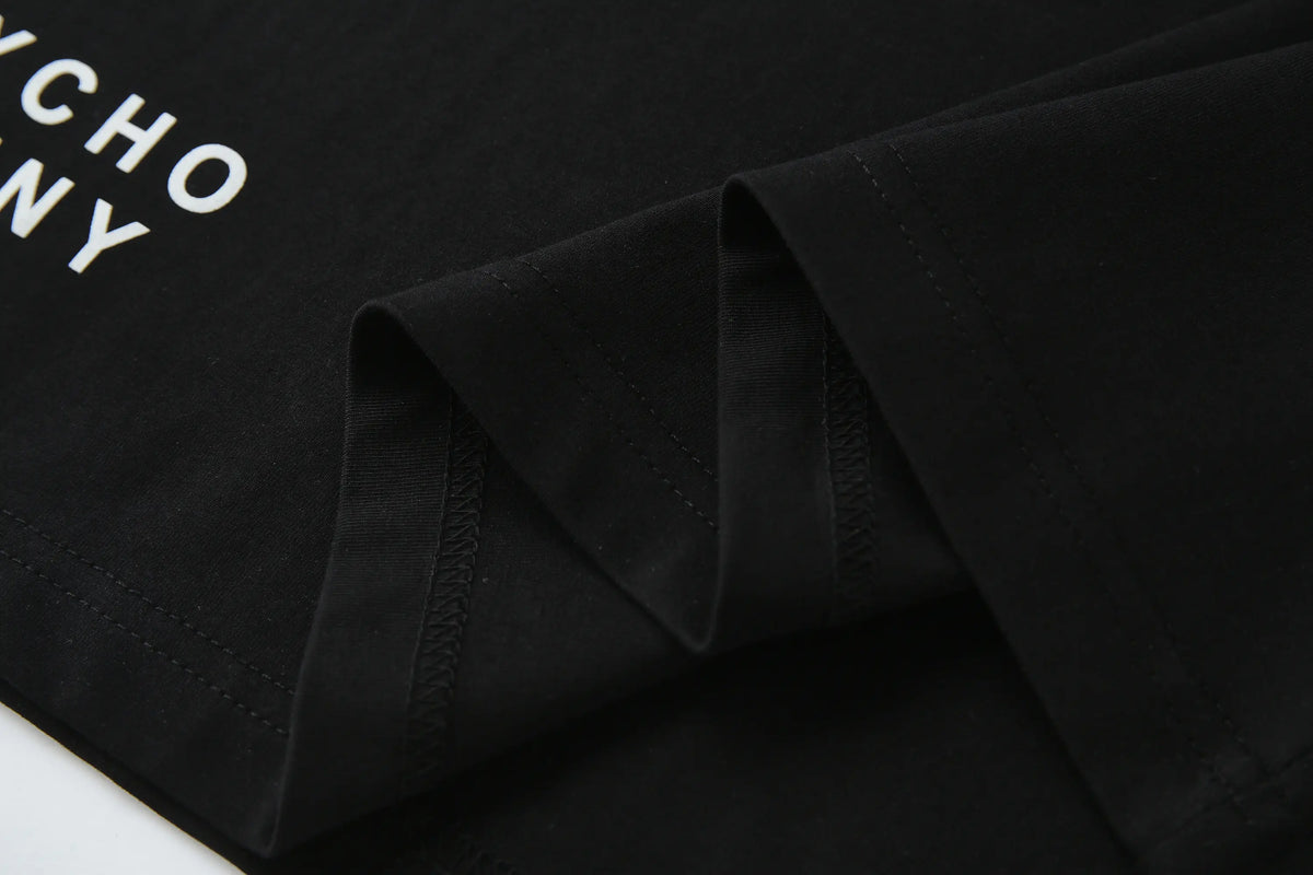 Camiseta 834001 Oversize Negro Para Hombre