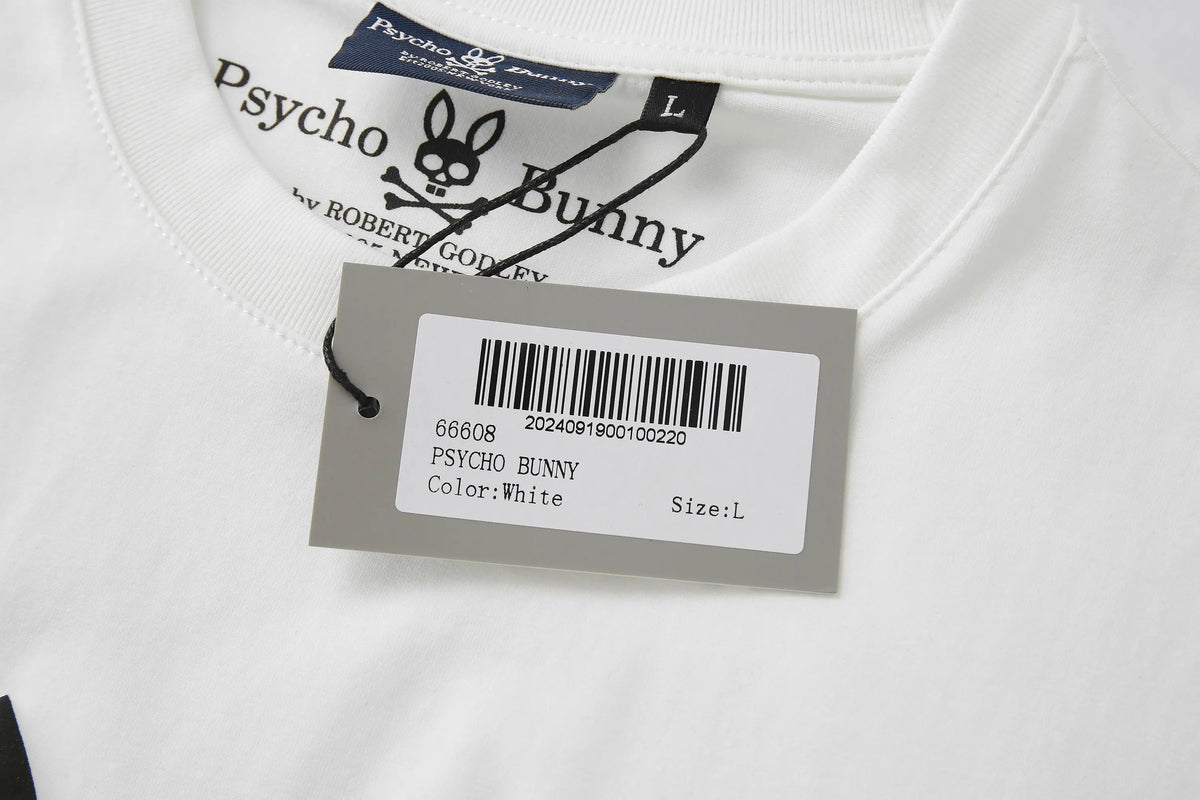 Camiseta 66608 Estampada Blanca Para Hombre
