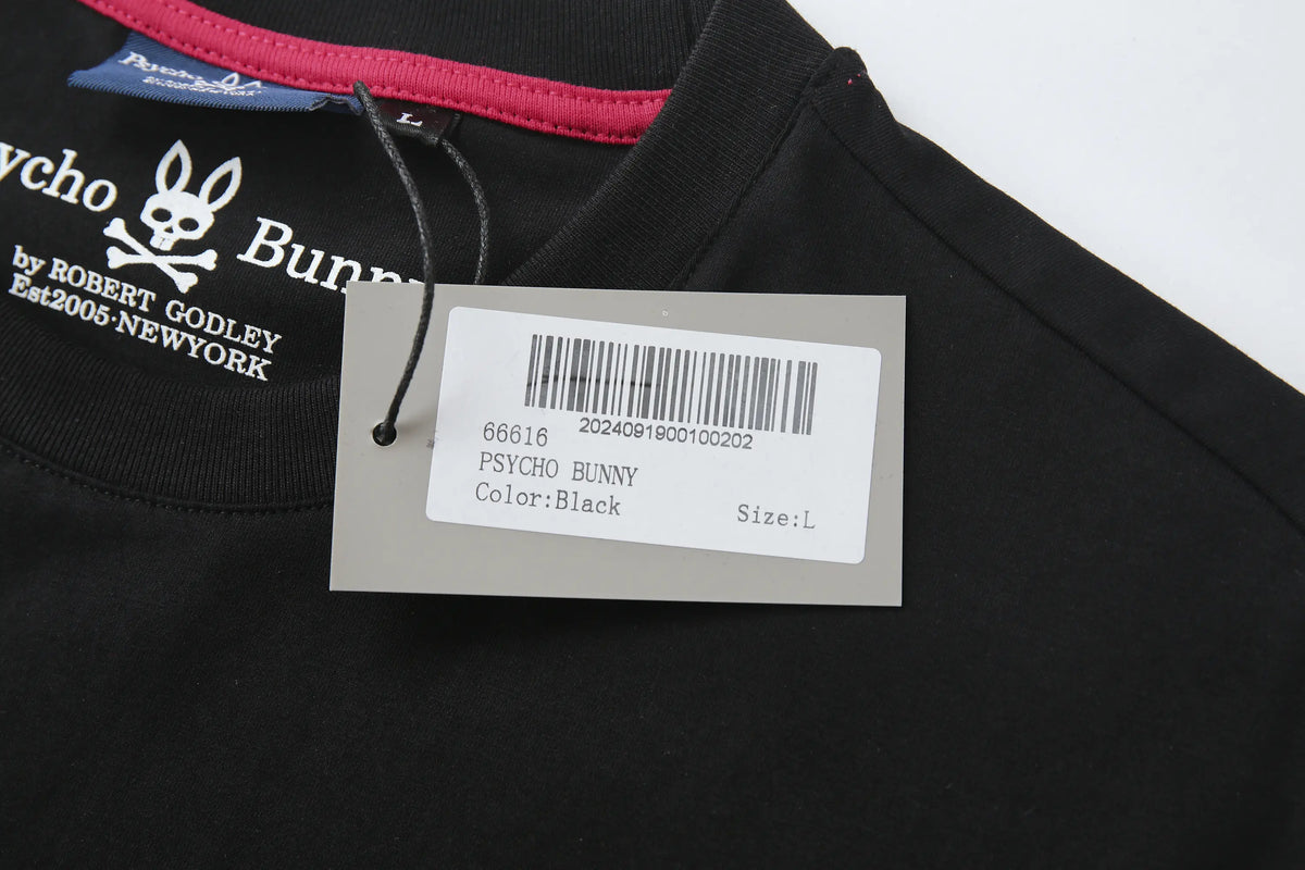 Camiseta 66616 Básica Negra Para Hombre