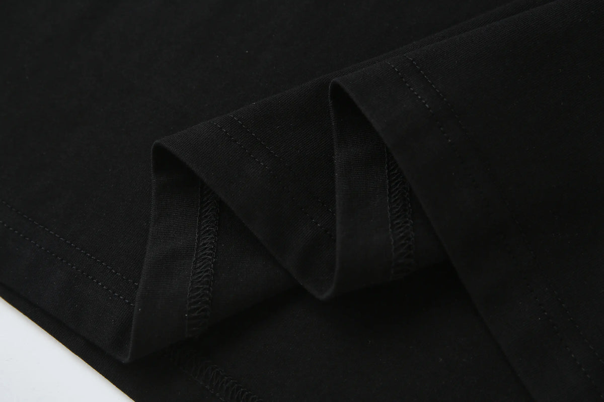 Camiseta 66621 Básica Negra Para Hombre