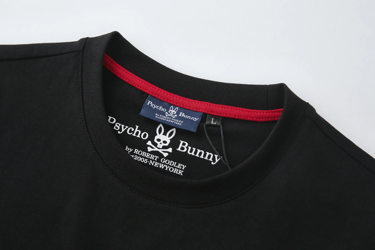 Camiseta 66613 Estampada Negra Para Hombre