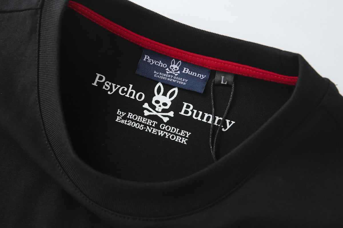 Camiseta 66613 Estampada Negra Para Hombre