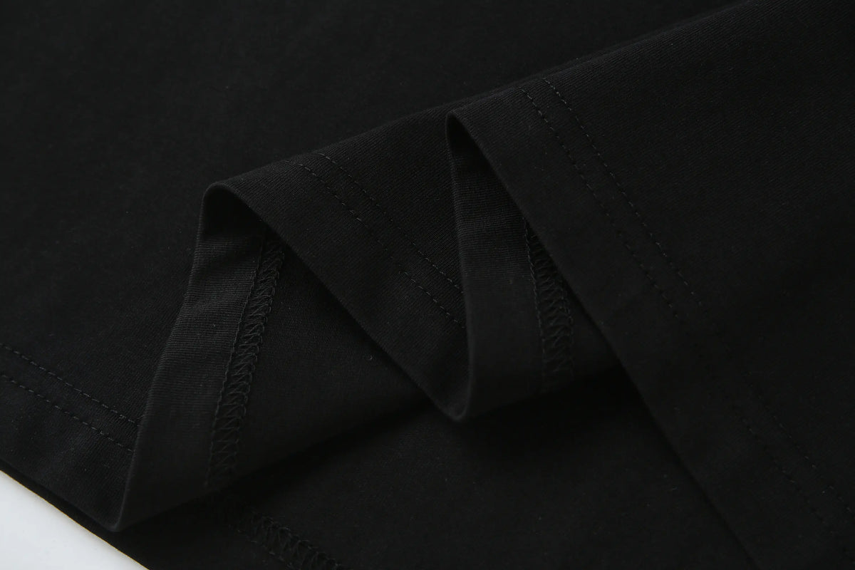 Camiseta 66613 Estampada Negra Para Hombre