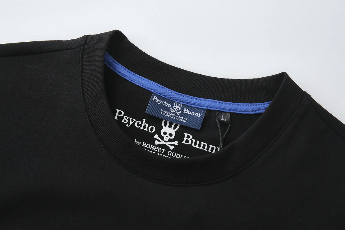 Camiseta 66611 Estampada Negra Para Hombre