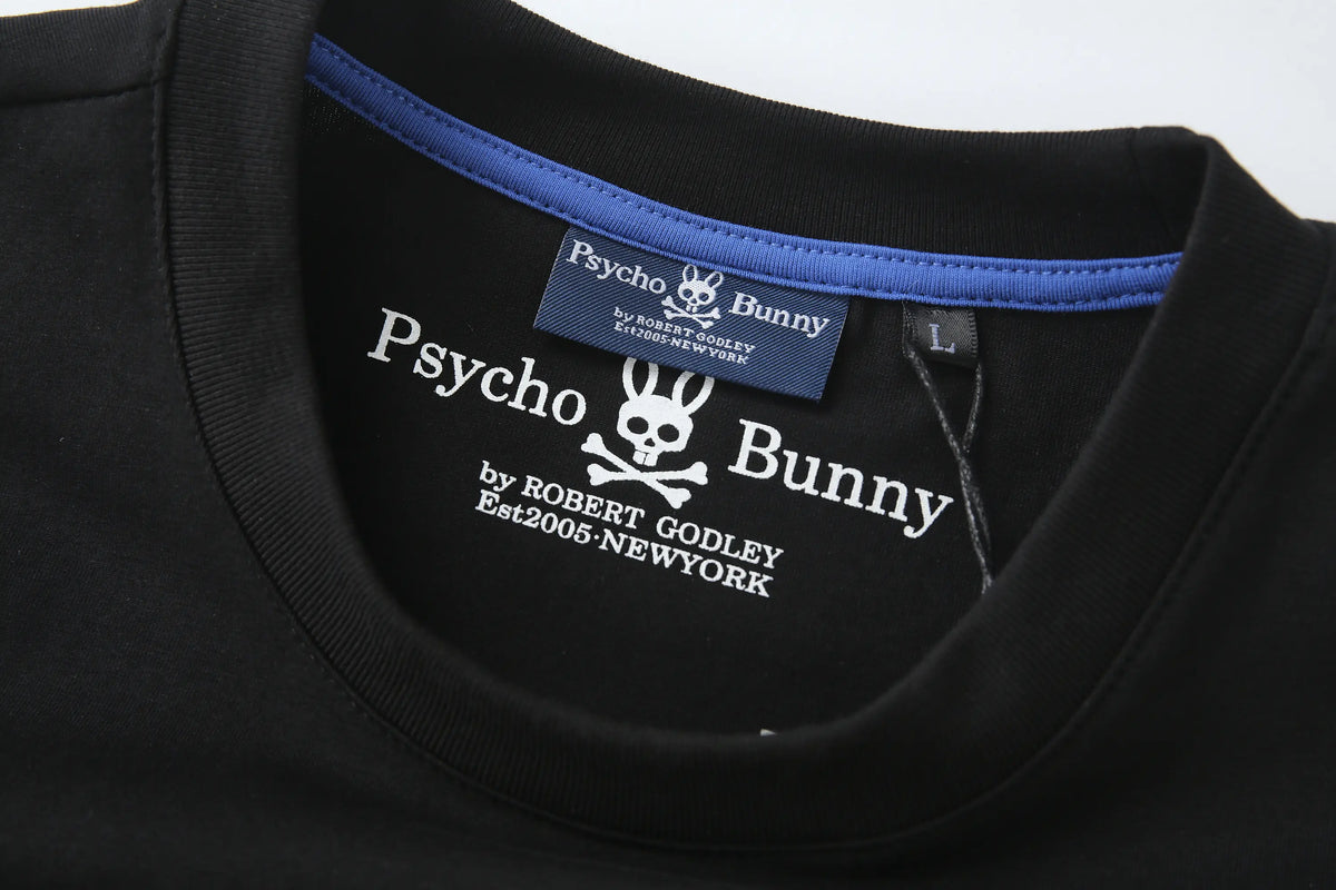 Camiseta 66611 Estampada Negra Para Hombre