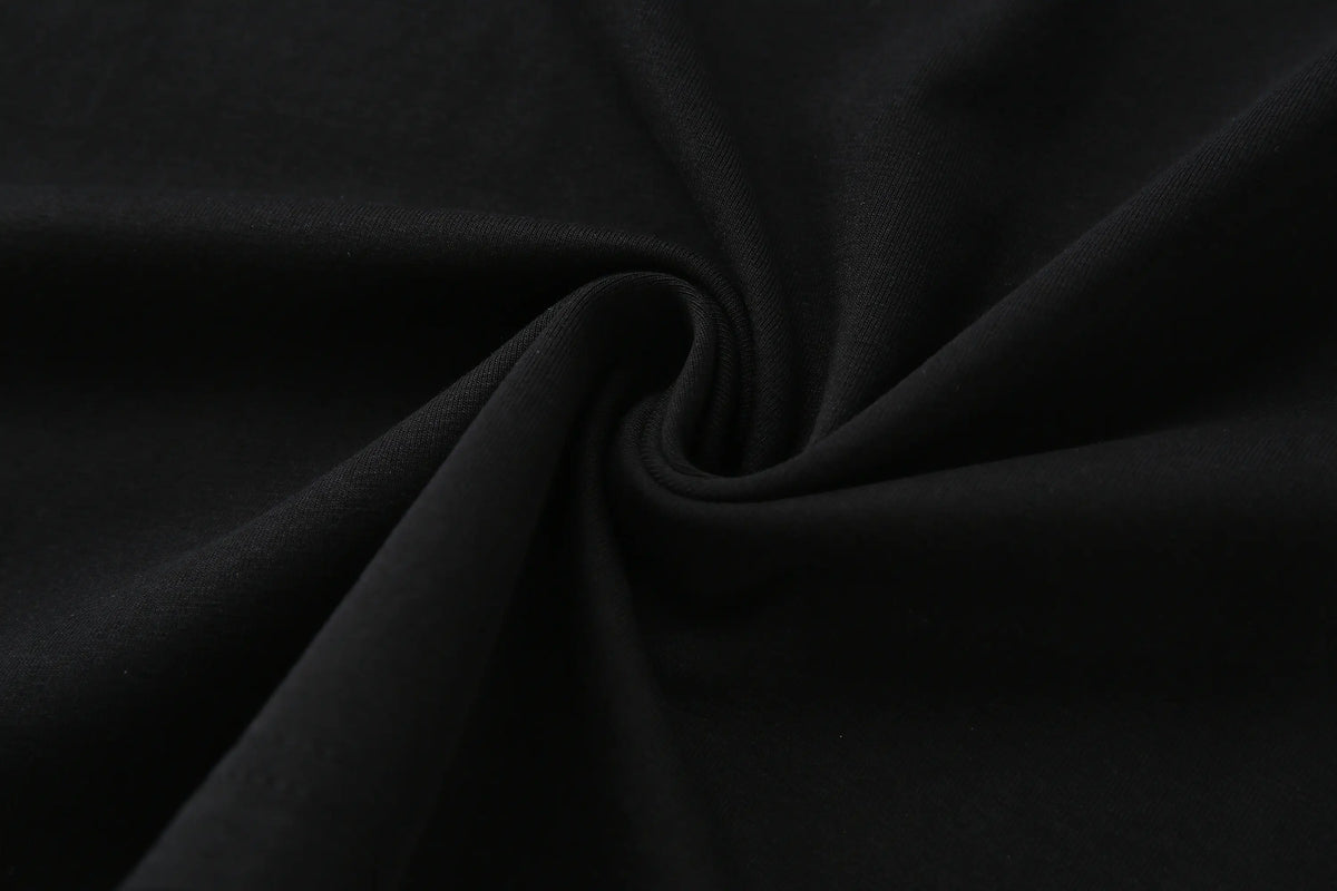 Camiseta 66611 Estampada Negra Para Hombre
