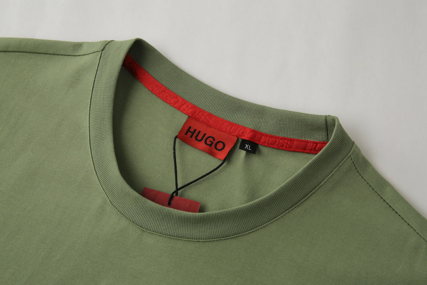 Camiseta B66002 Básica Verde Para Hombre