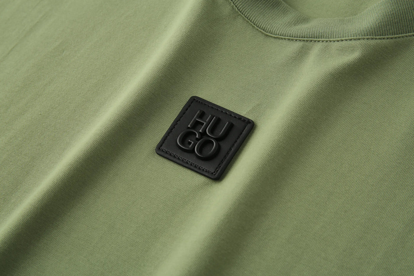Camiseta B66002 Básica Verde Para Hombre