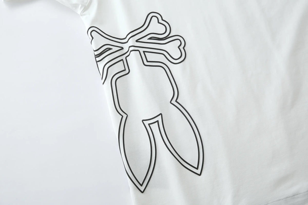Camiseta 834002 Oversize Blanca Para Hombre