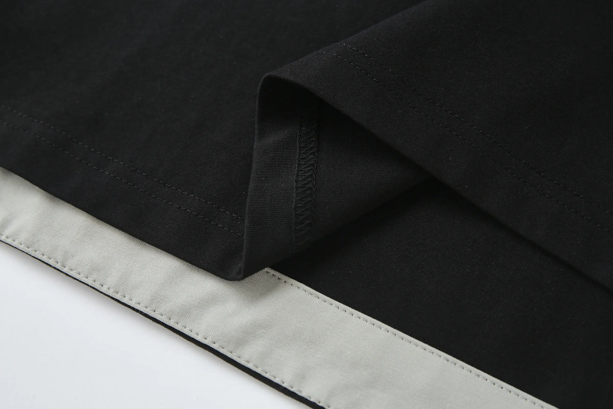 Camiseta 834002 Oversize Negro Para Hombre