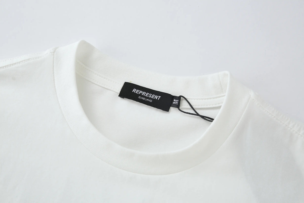 Camiseta 834025 Blanca Oversize Para Hombre