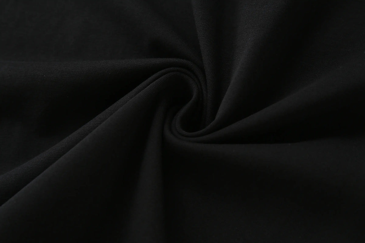 Camiseta 834010  Oversize Negra Para Hombre