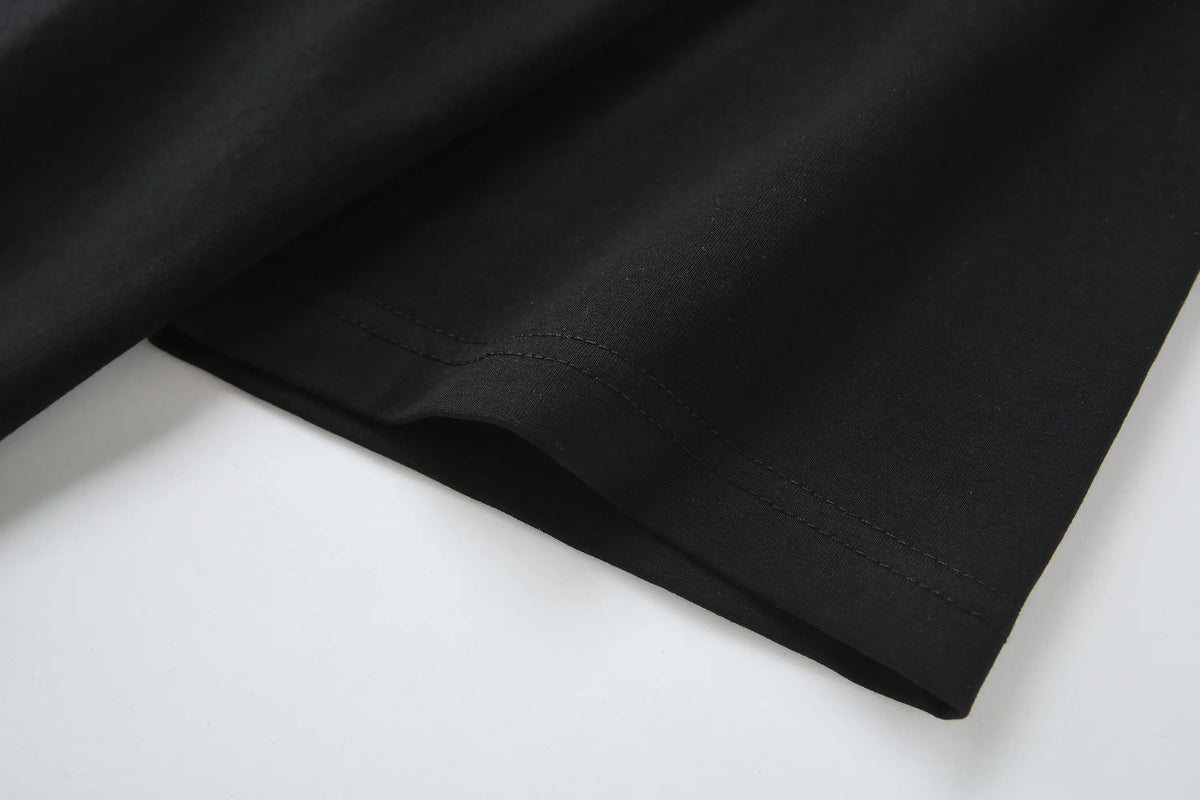 Camiseta 834016 Oversize Negra Para Hombre