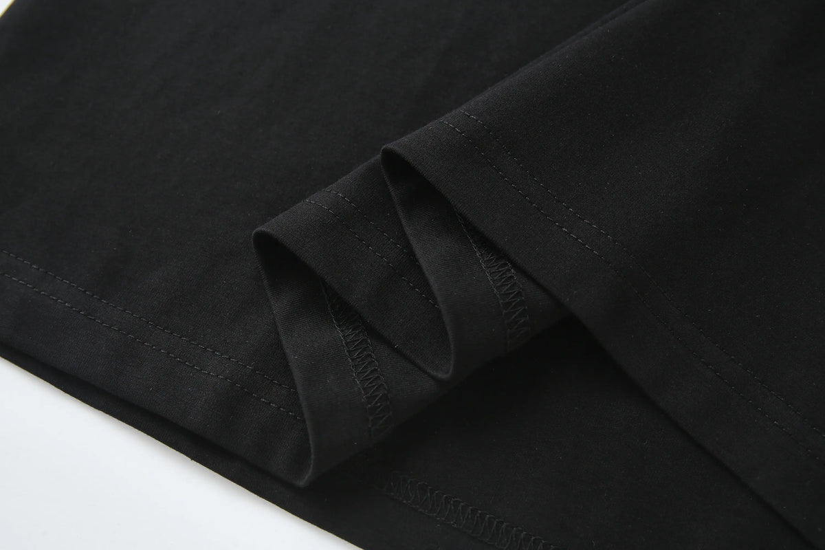 Camiseta 834016 Oversize Negra Para Hombre