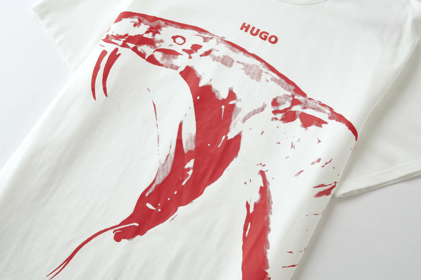 Camiseta 166015 Estampada Blanca Para Hombre