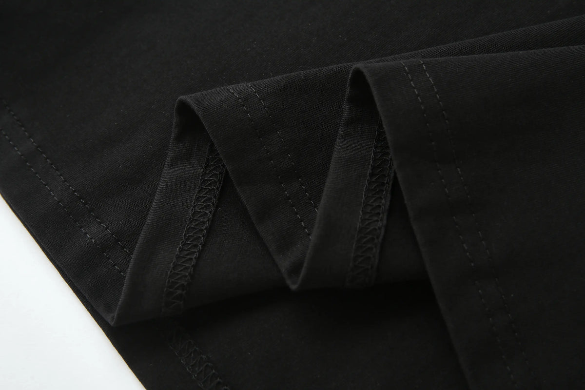 Camiseta 166011 Estampada Negra Para Hombre