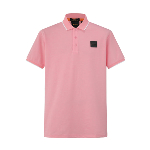 Camiseta 58207 Tipo Polo Rosa Para hombre