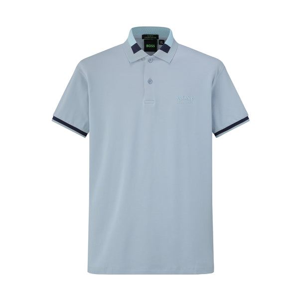 Camiseta 58040 Tipo Polo Azul Para Hombre