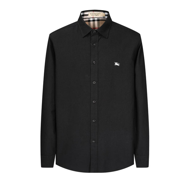 Camisa 50012 Negra Manga Larga para Hombre