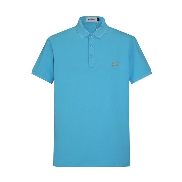 Camiseta 58186 Tipo Polo Azul Para Hombre