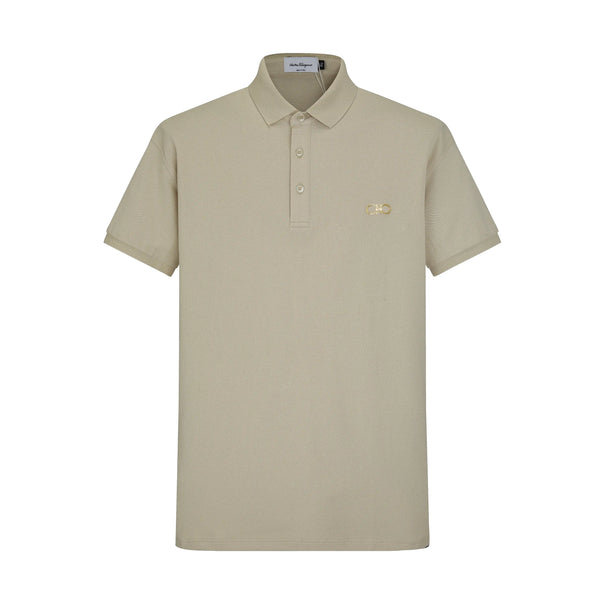 Camiseta 58186 Tipo Polo Khaki Para Hombre